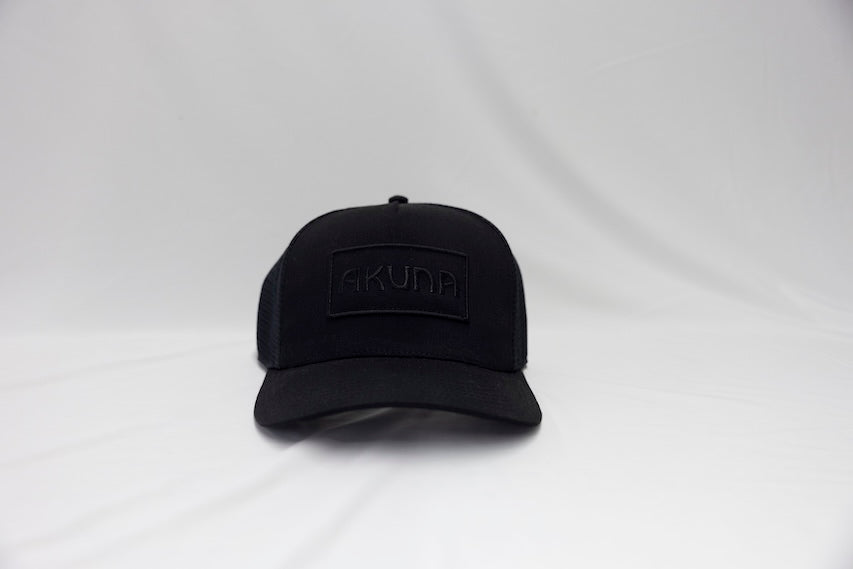 All-Black Mid Pro Trucker Hat