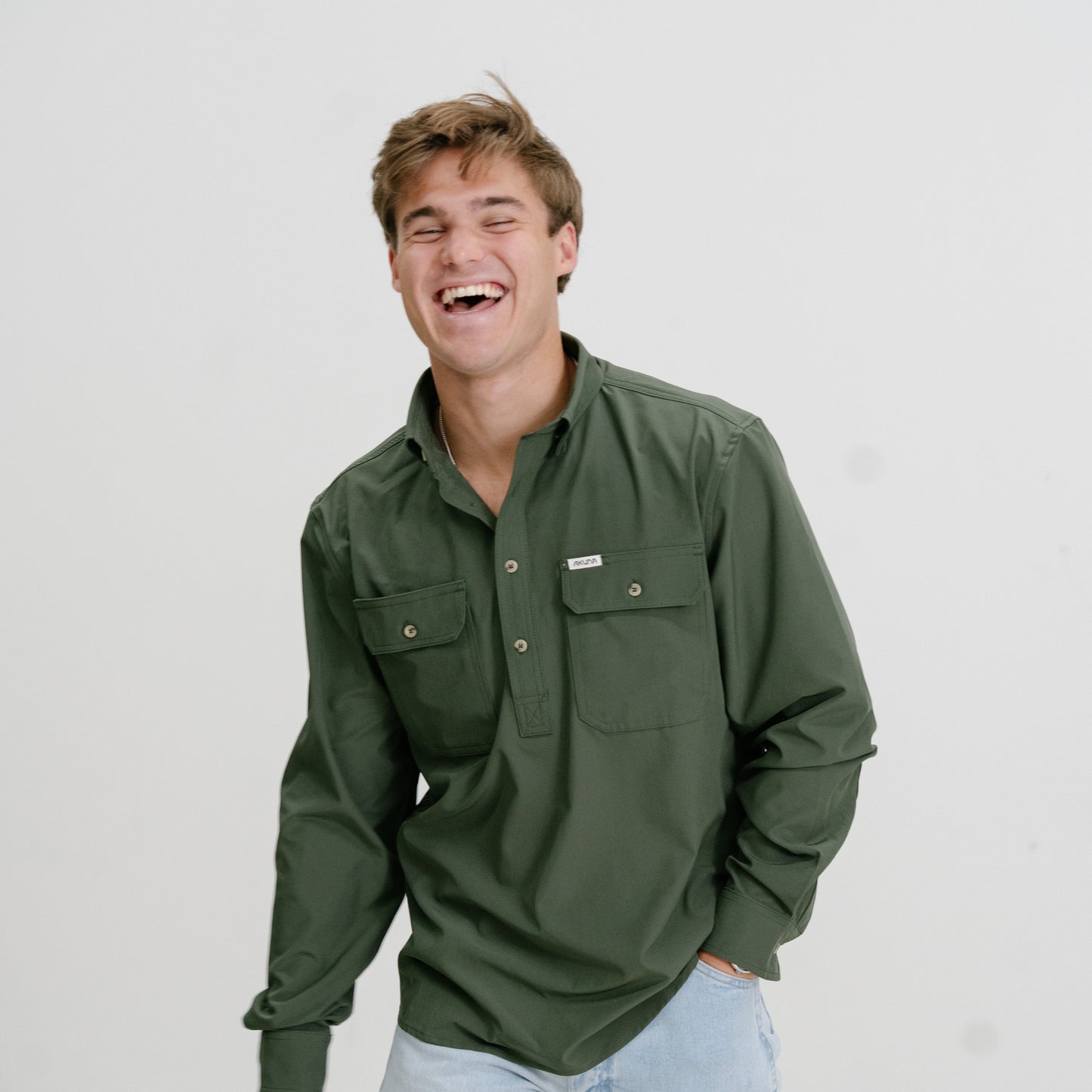 Forest - Half Button Outdoor Shirt™