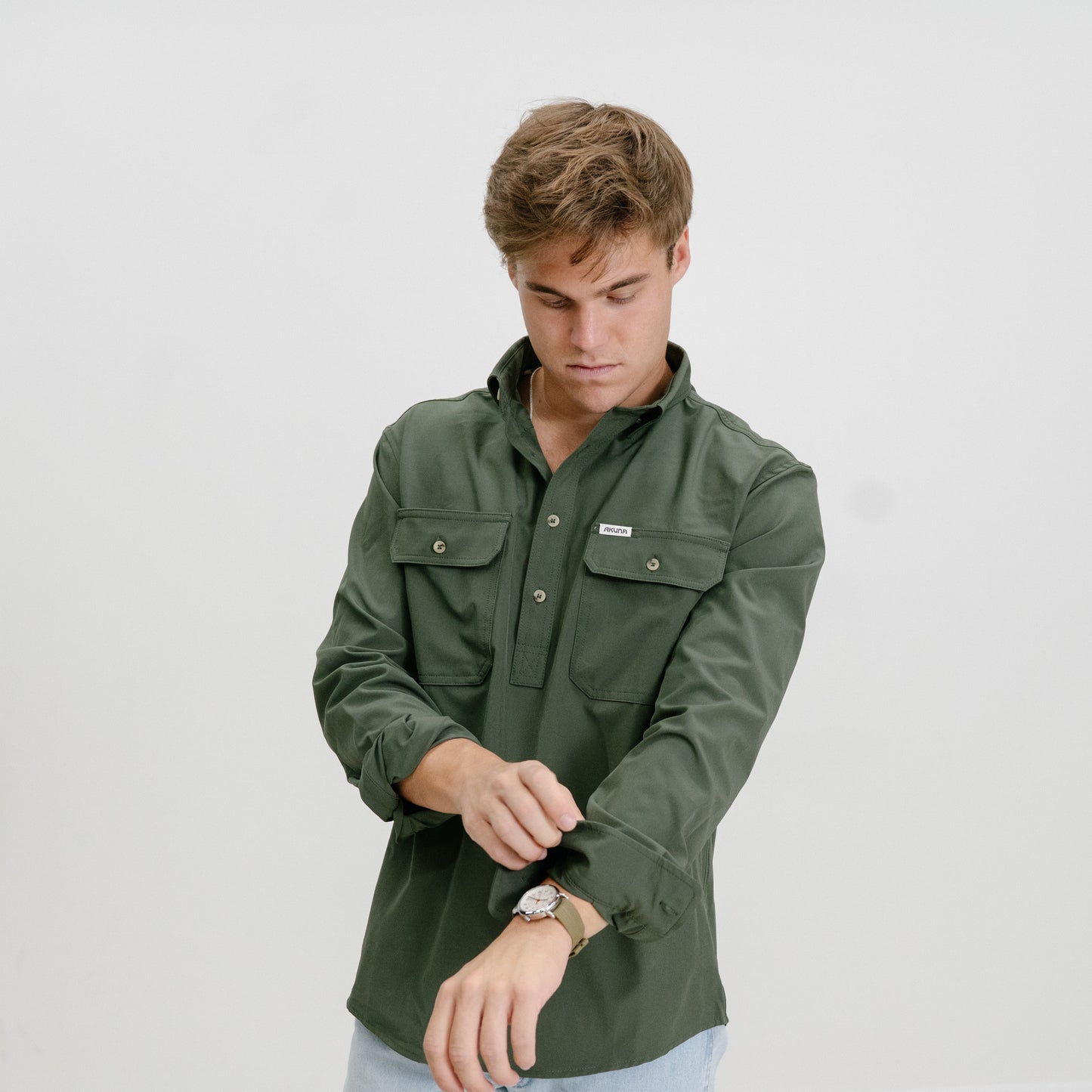 Forest - Half Button Outdoor Shirt™