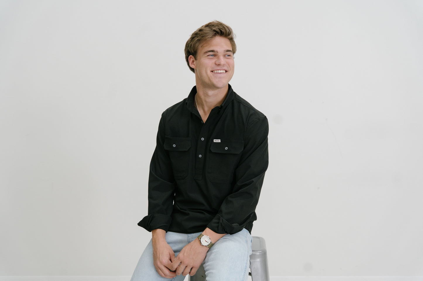 Midnight - Half Button Outdoor Shirt™
