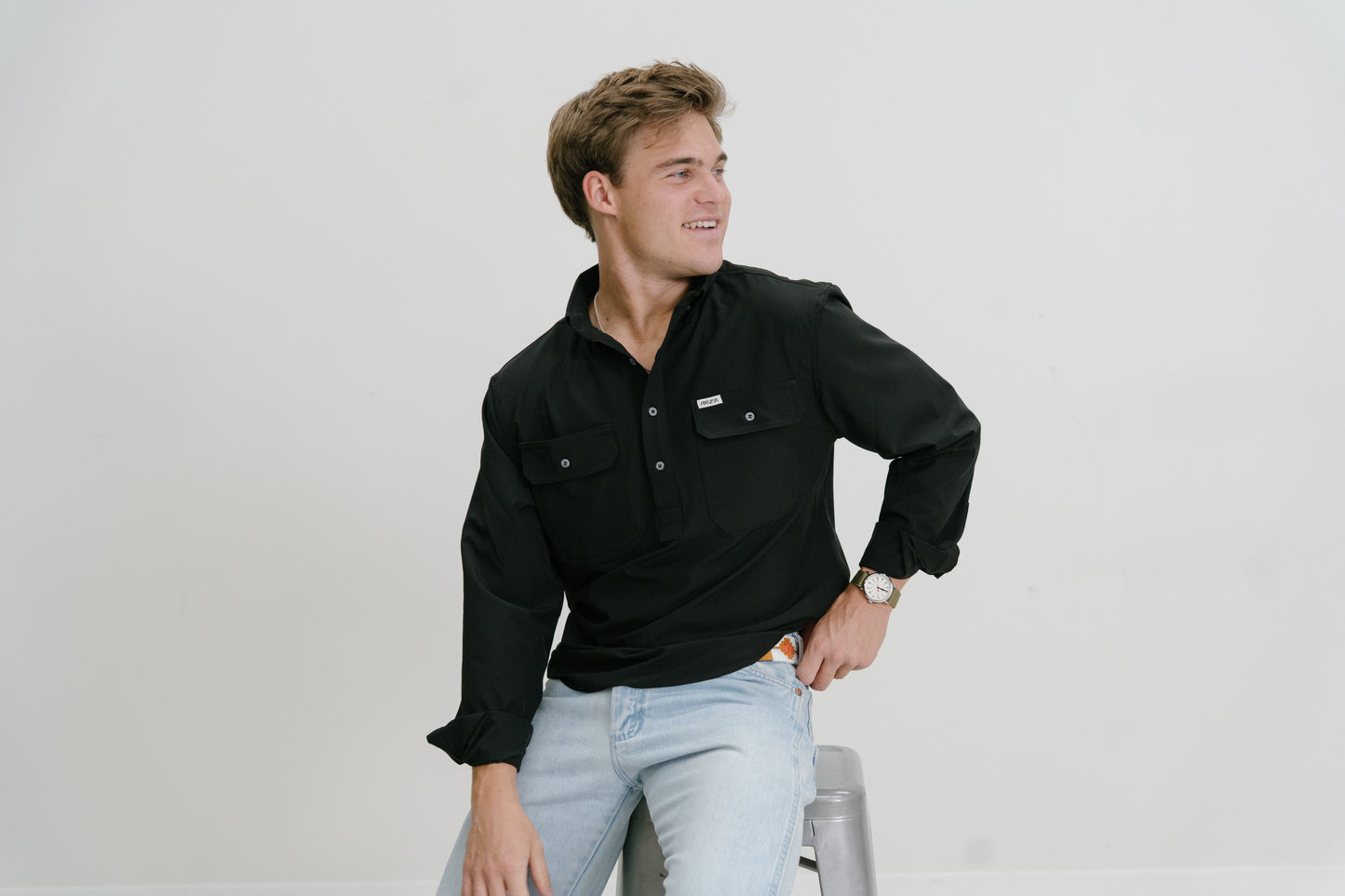 Midnight - Half Button Outdoor Shirt™