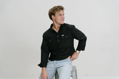 Midnight - Half Button Outdoor Shirt™