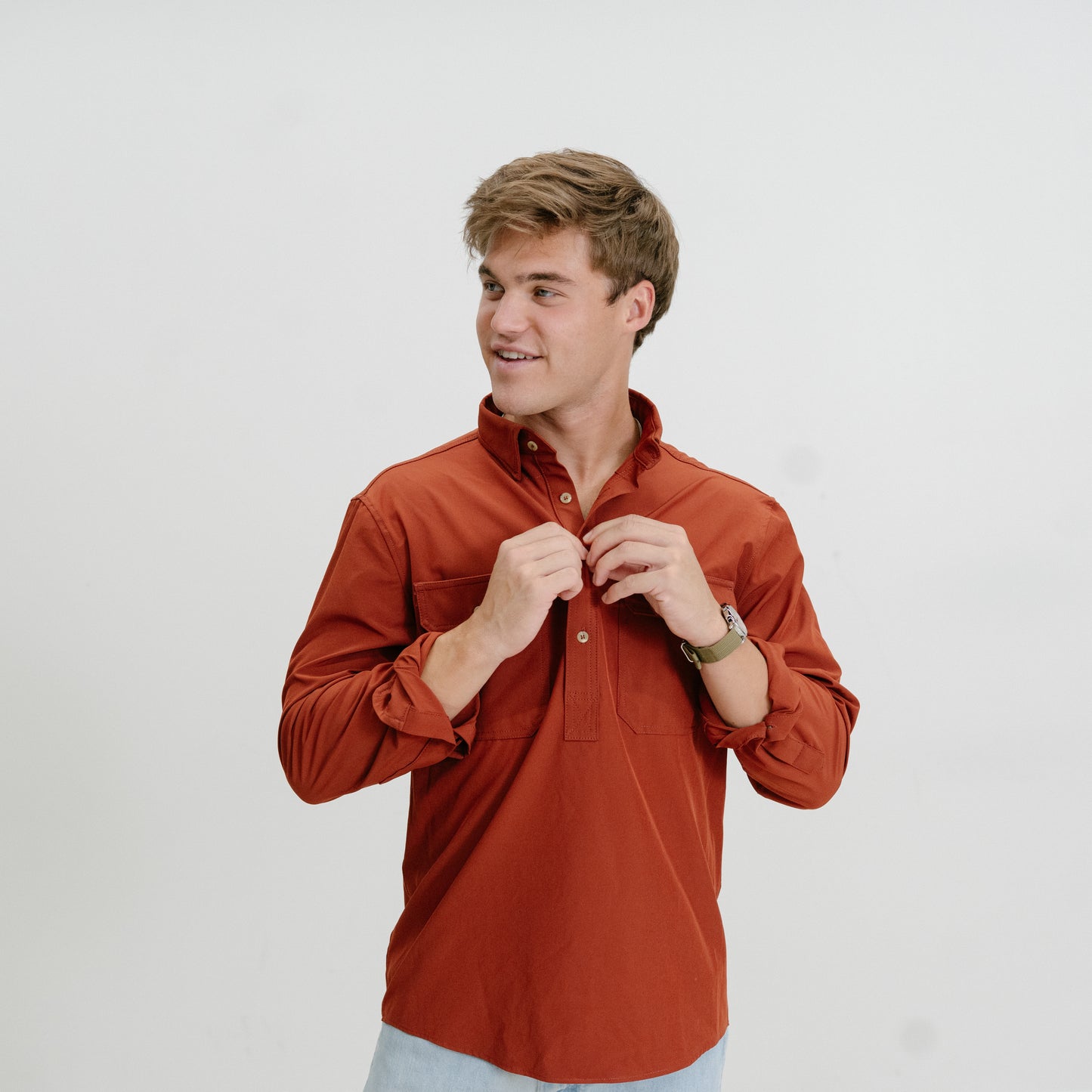 Sandstone - Half Button Outdoor Shirt™