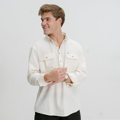 Bone - Half Button Outdoor Shirt™