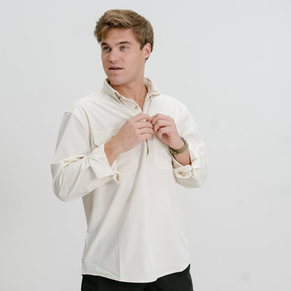Bone - Half Button Outdoor Shirt™