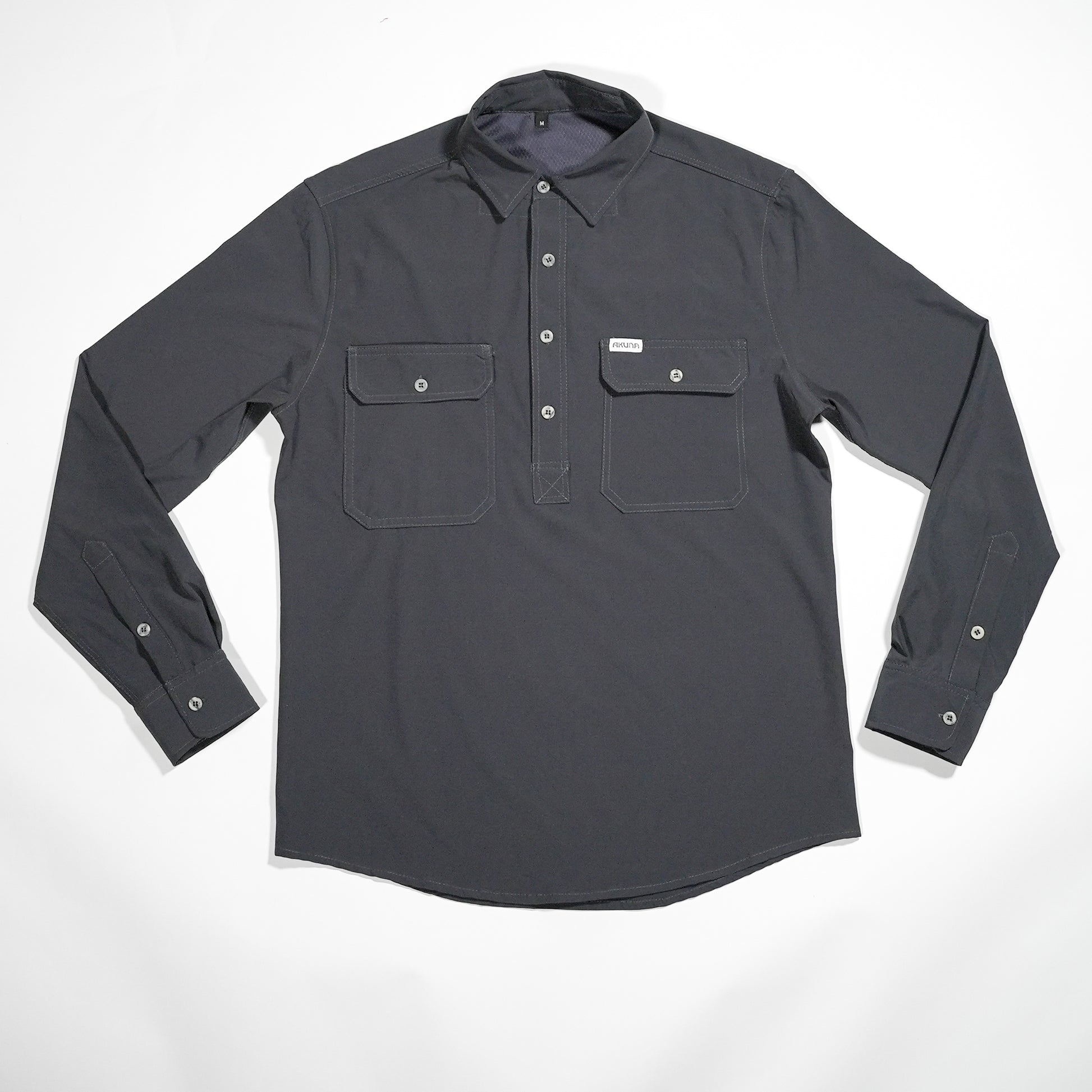 half button dress shirt Mens Half Button Shirts
