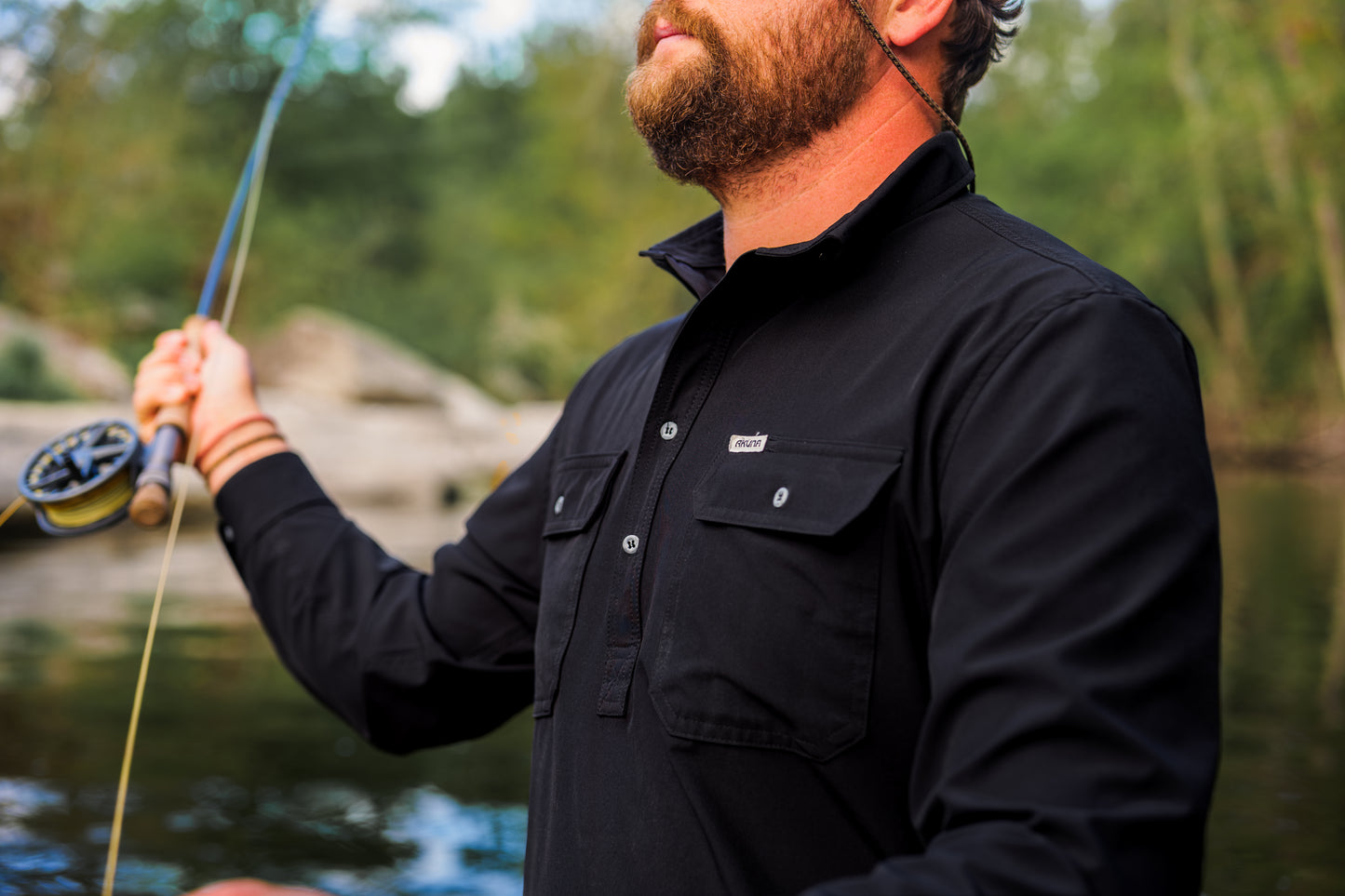 Midnight - Half Button Outdoor Shirt™